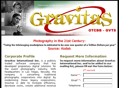 Gravitas International Inc.