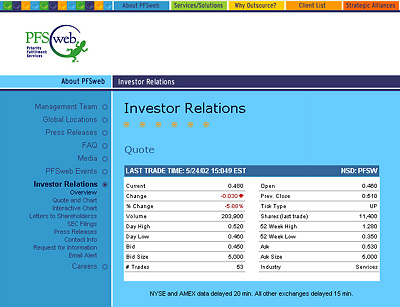 PFS Web